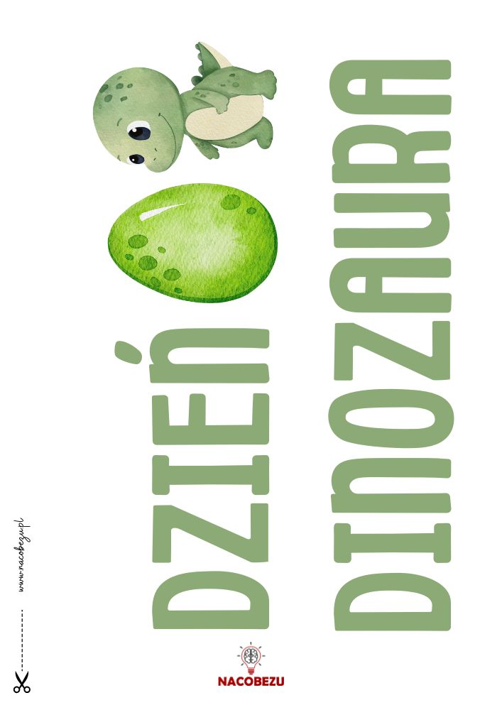 Litery na Dzień Dinozaura