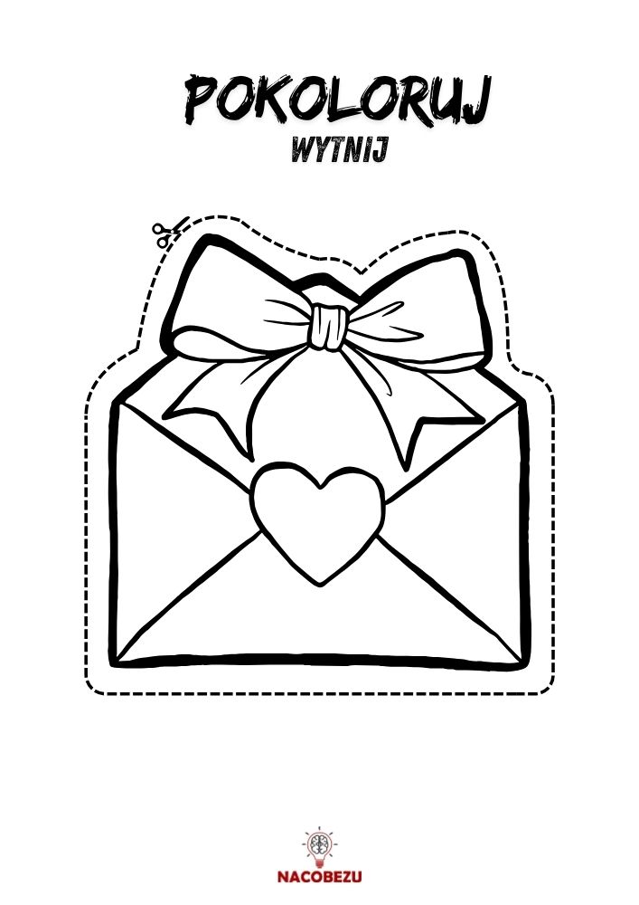 Walentynkowe obrazki do wycięcia