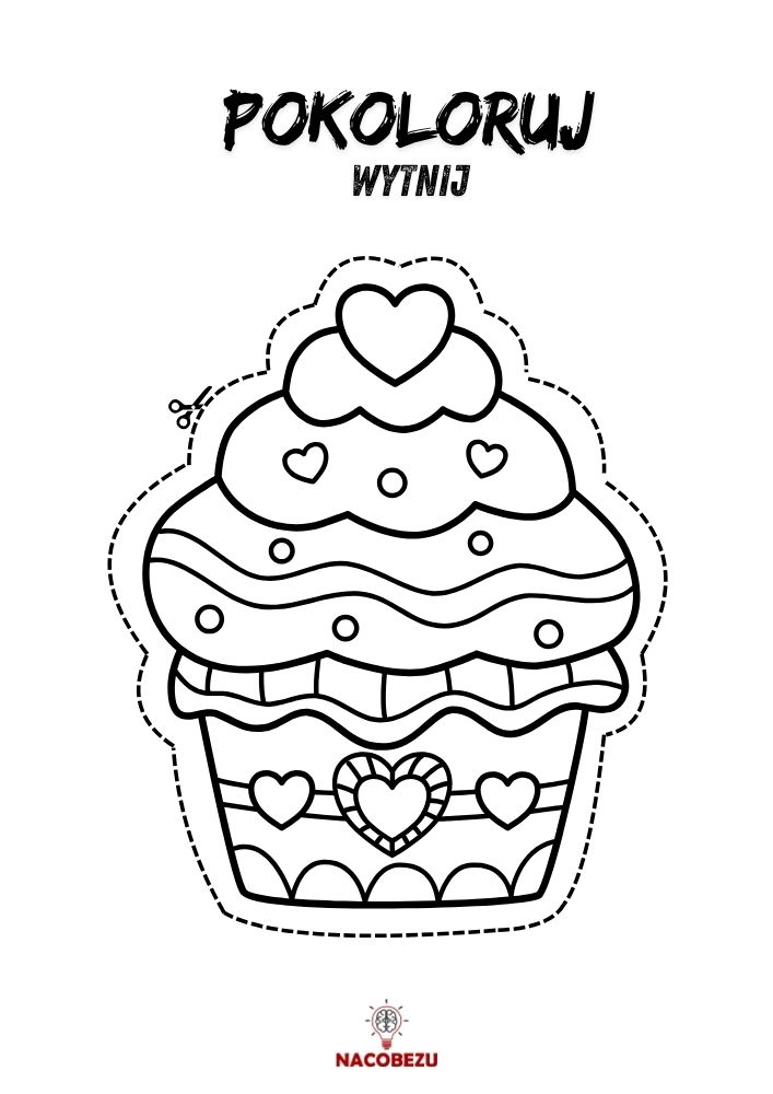 Walentynkowe obrazki do wycięcia