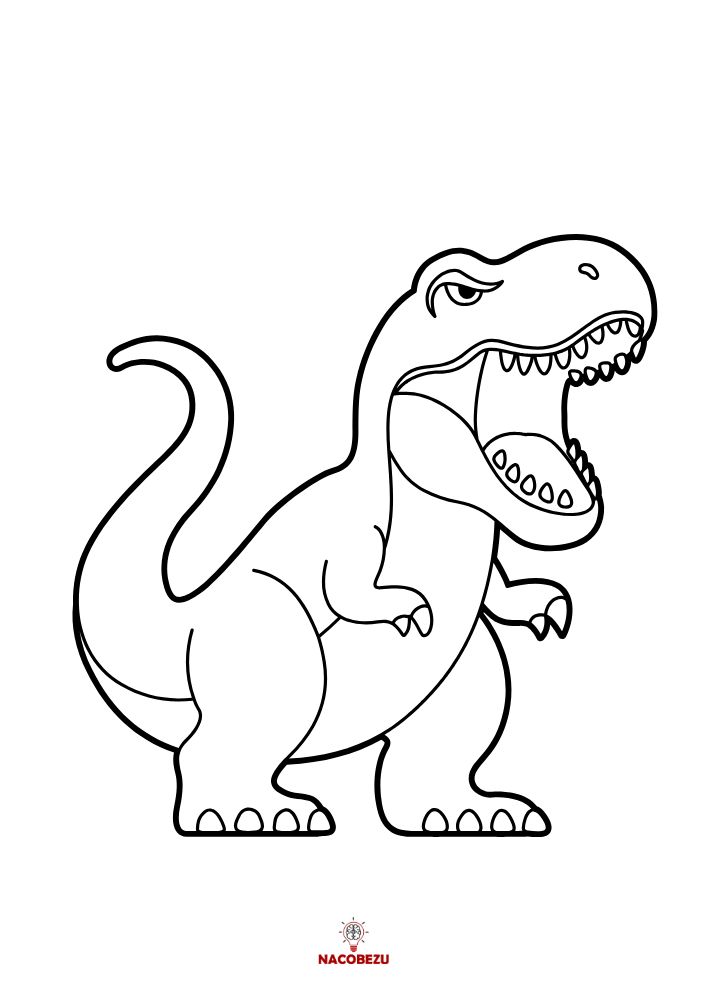 kolorowanki z dinozaurami