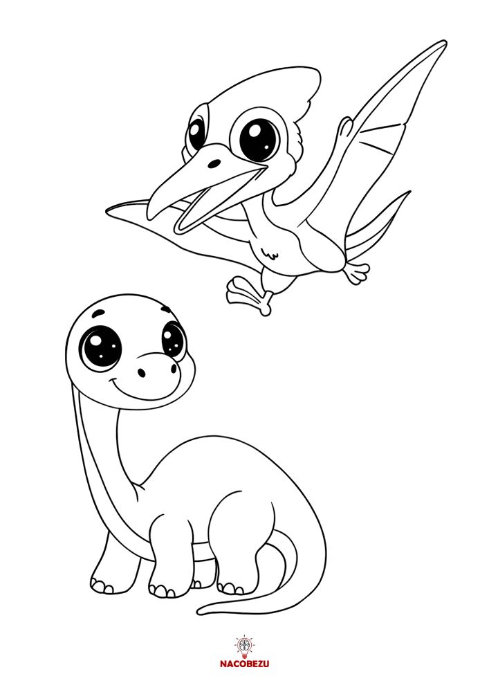kolorowanki z dinozaurami