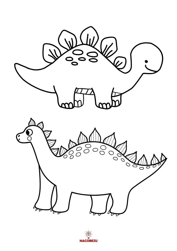 kolorowanki z dinozaurami