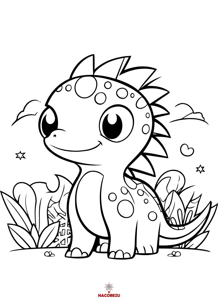 kolorowanki z dinozaurami