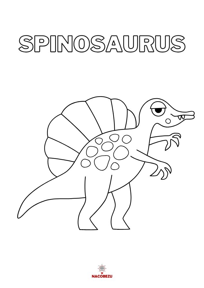 kolorowanki z dinozaurami