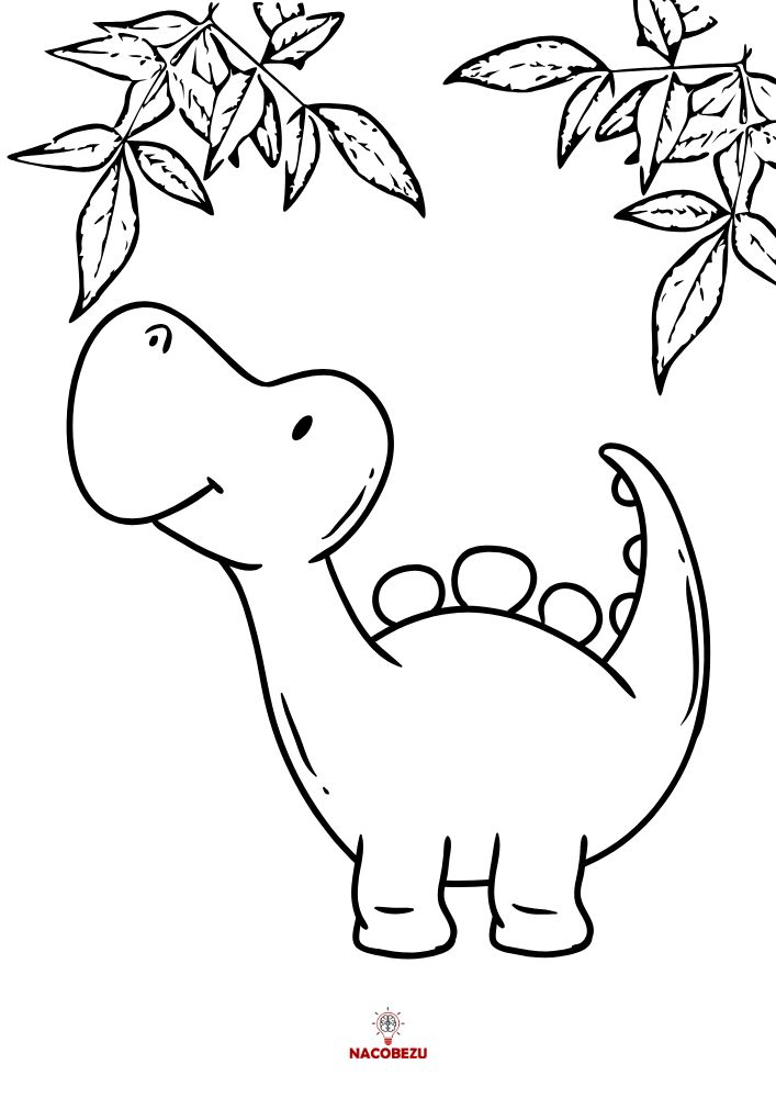 kolorowanki z dinozaurami