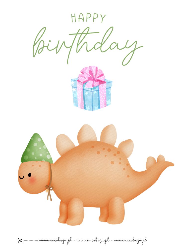 Dinozaury do wycięcia