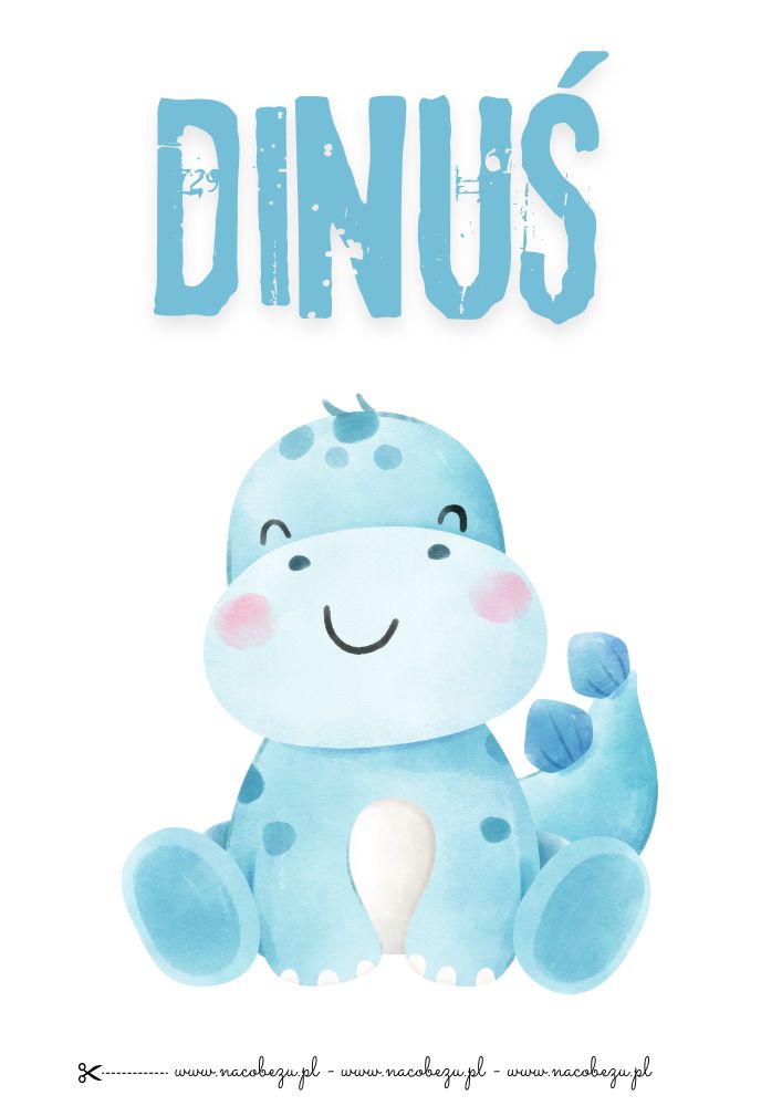 Dinozaury do wycięcia