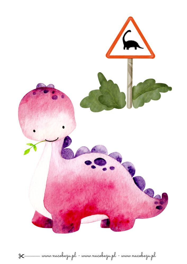 Dinozaury do wycięcia