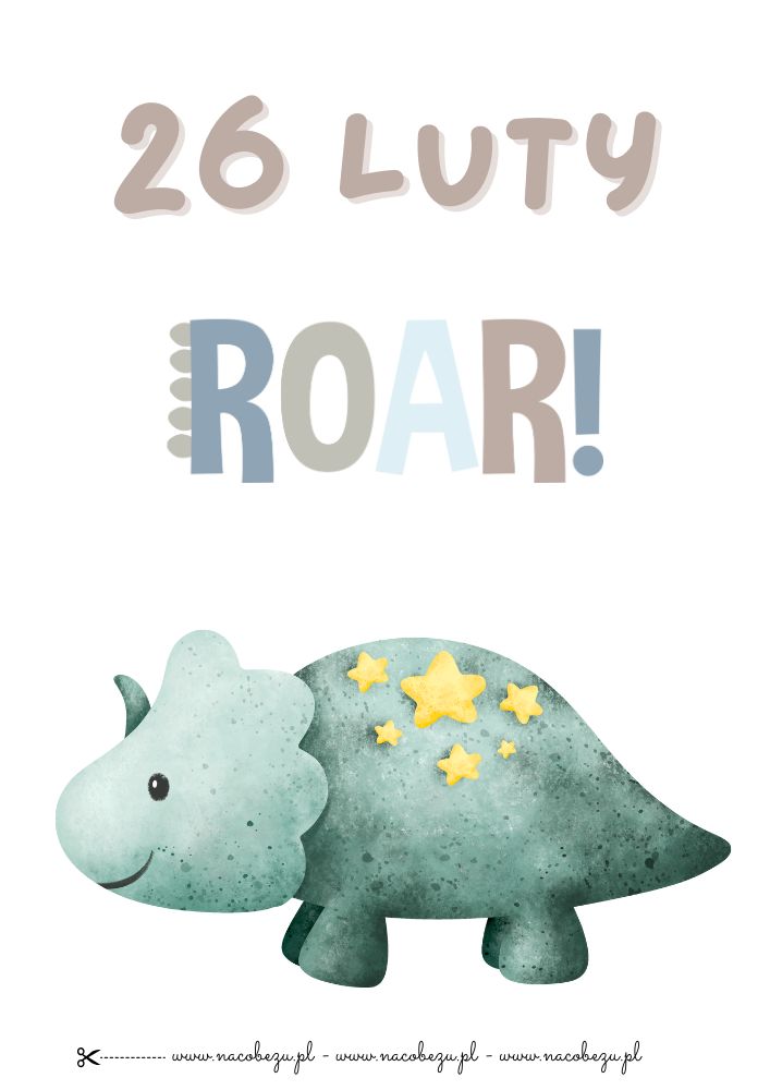 Dinozaury do wycięcia