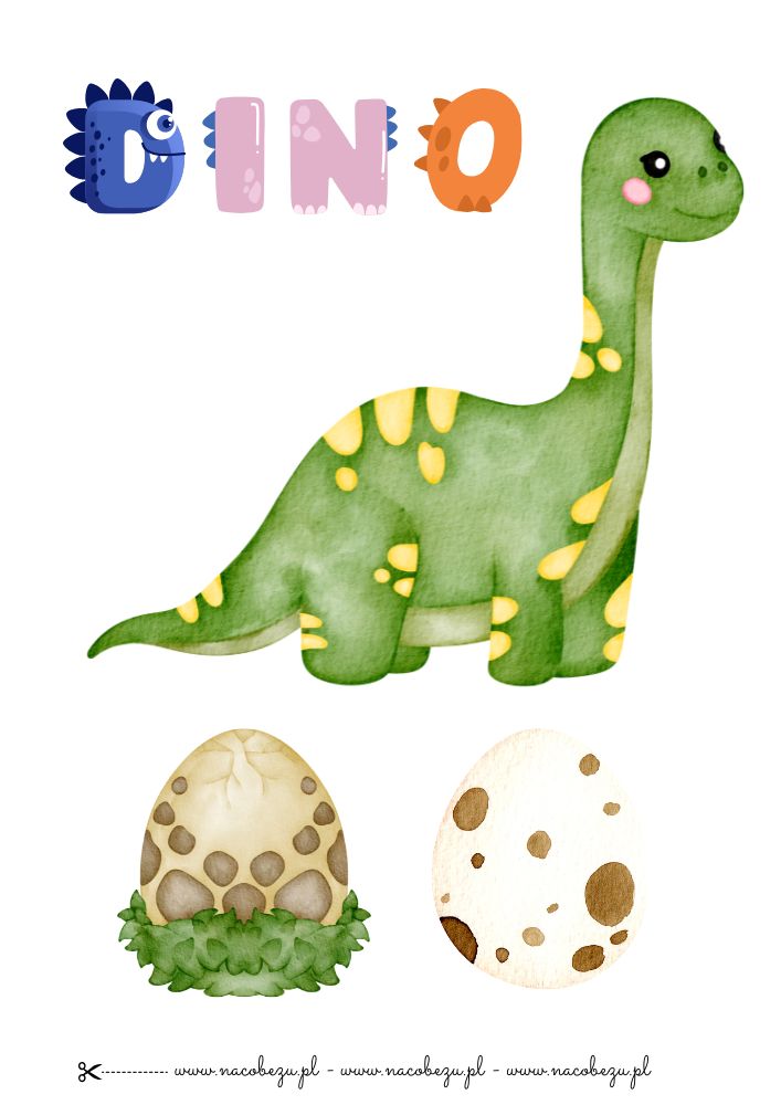 Dinozaury do wycięcia