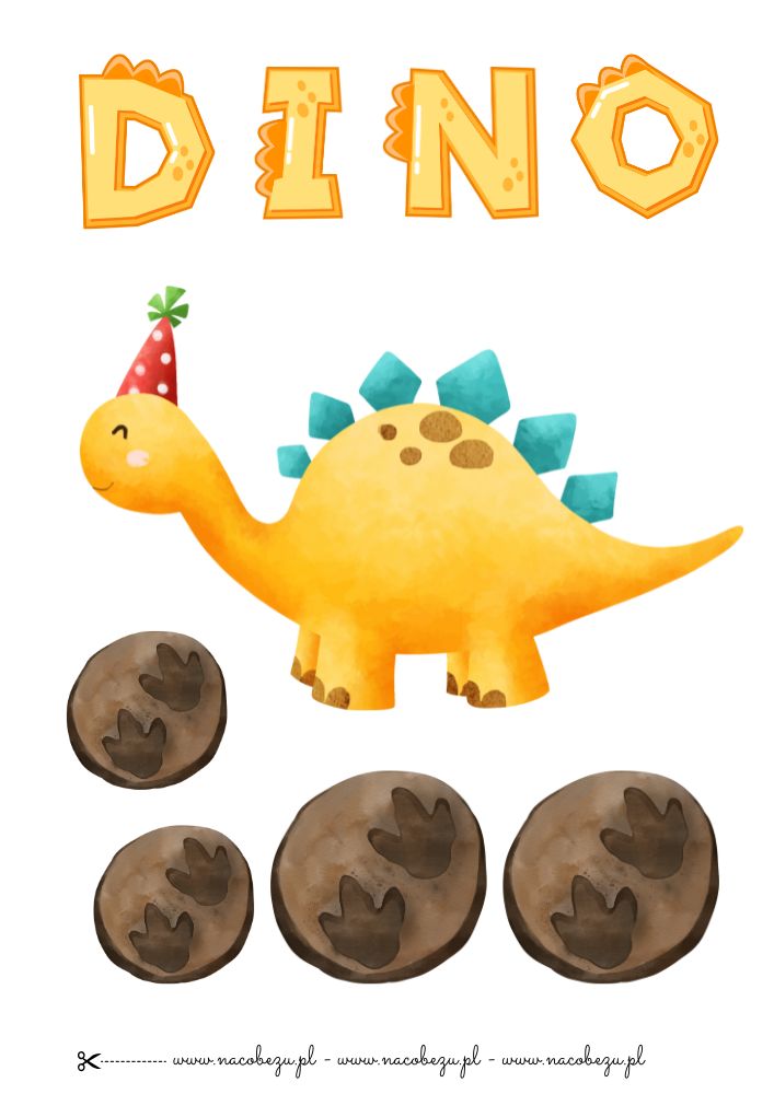 Dinozaury do wycięcia