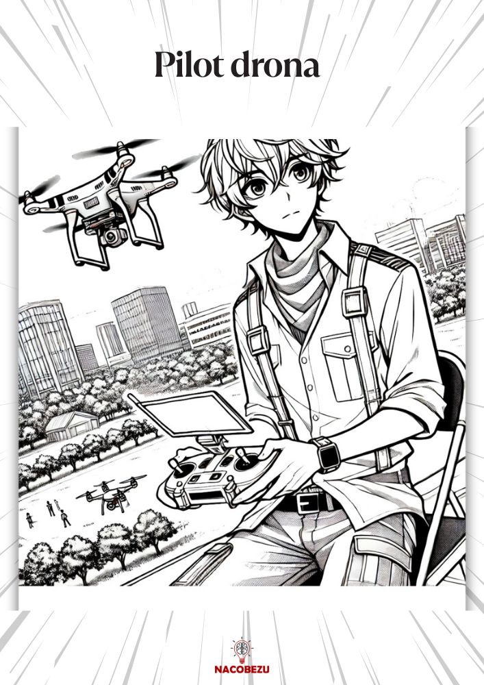 Pilot drona