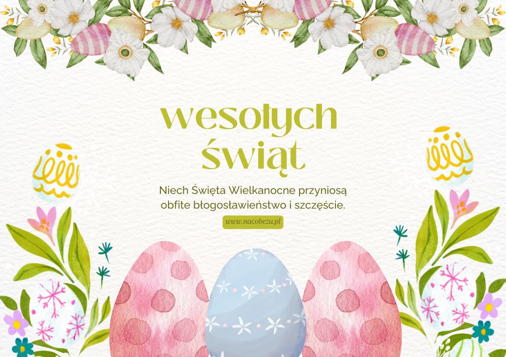 Wielkanocne kartki do druku