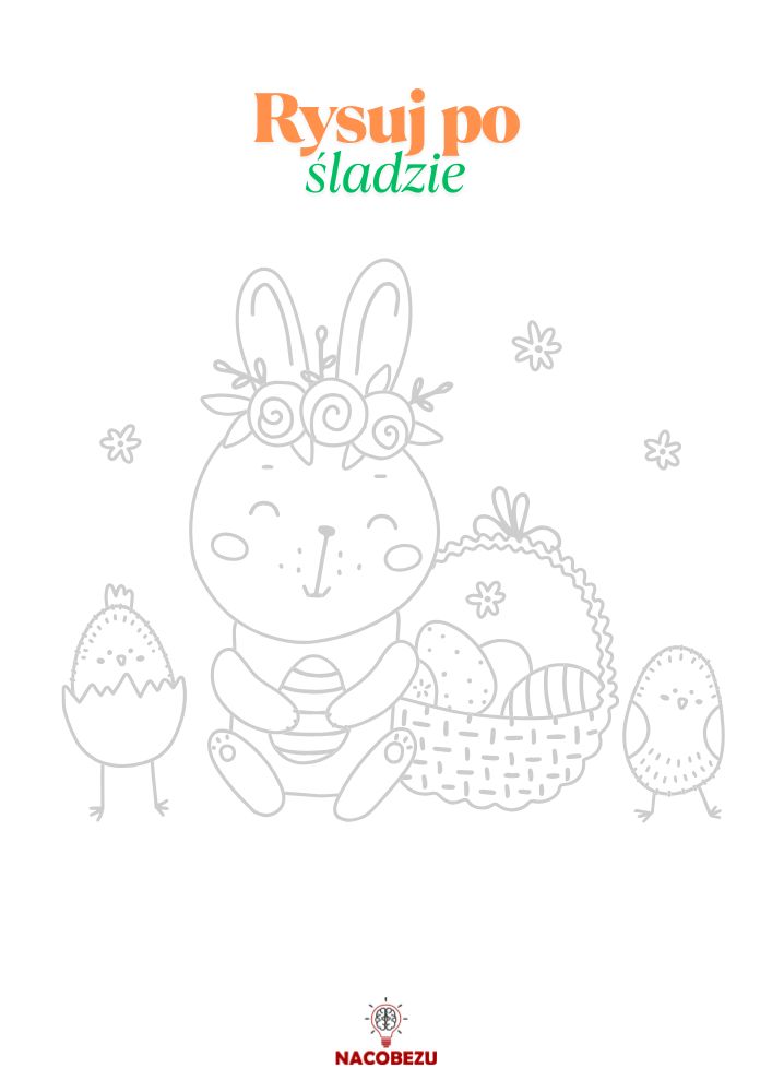 Rysuj po śladzie Wielkanoc