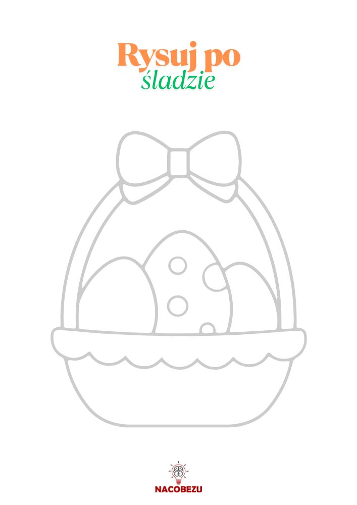 Rysuj po śladzie Wielkanoc
