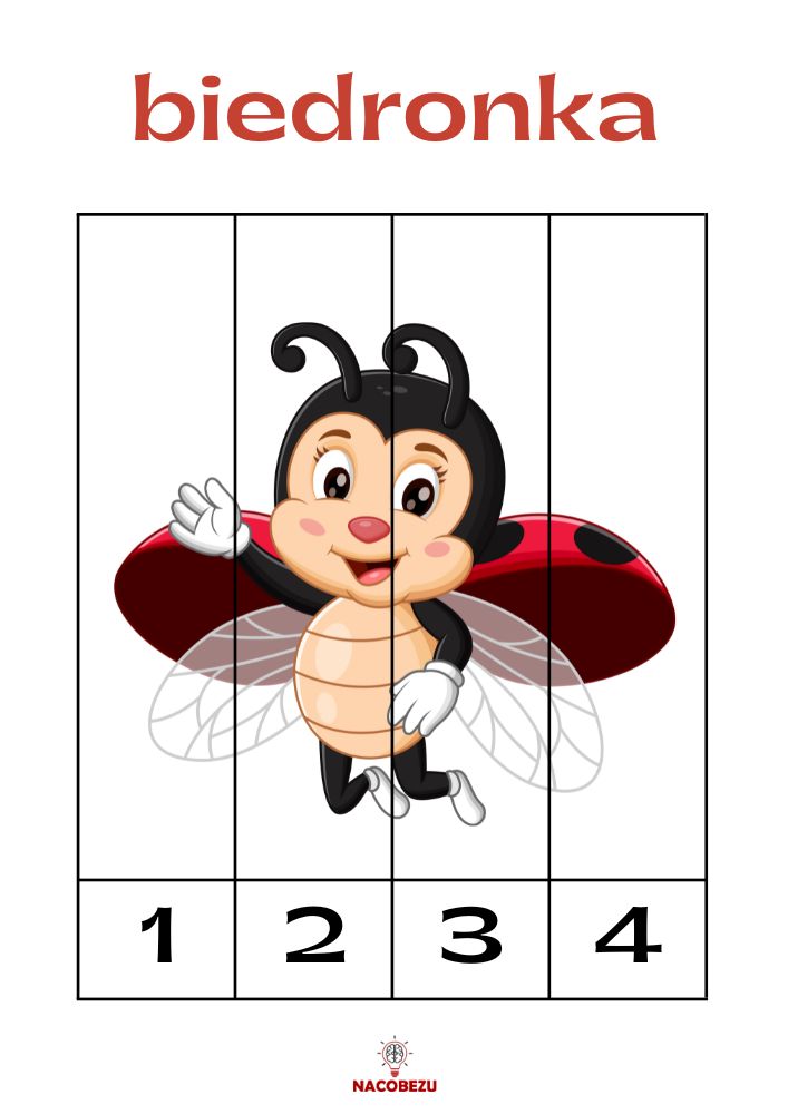 Wiosenne puzzle do druku