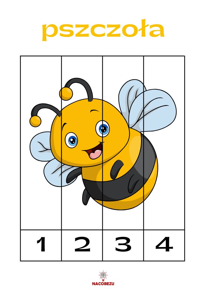Wiosenne puzzle do druku