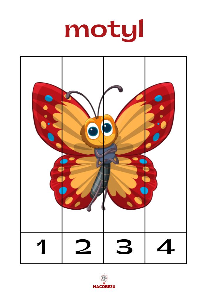 Wiosenne puzzle do druku