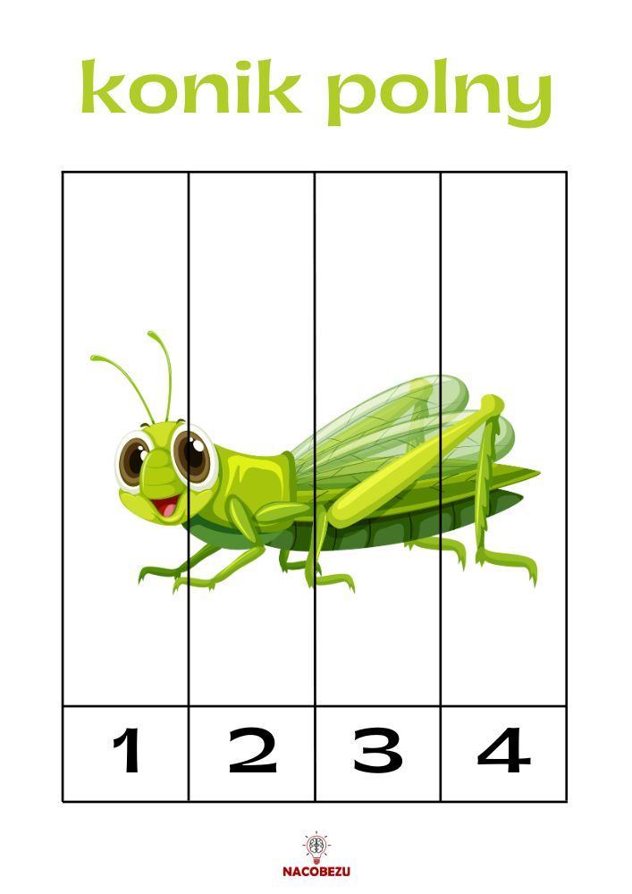 Wiosenne puzzle do druku