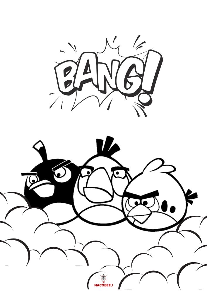 kolorowanki Angry Birds