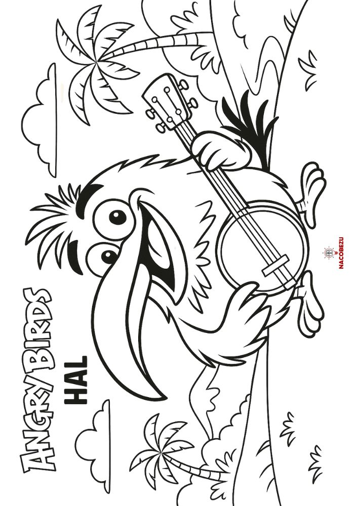 kolorowanki Angry Birds