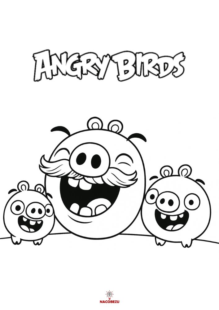 kolorowanki Angry Birds