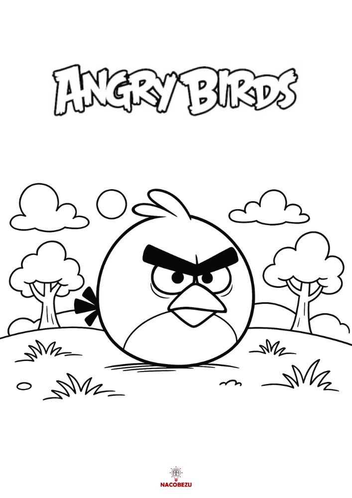 kolorowanki Angry Birds
