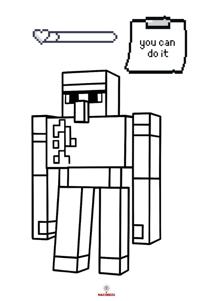 kolorowanki Minecraft