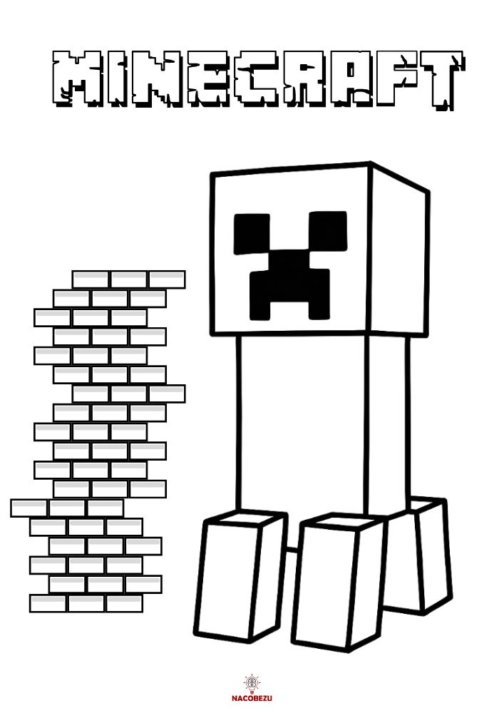 kolorowanki Minecraft