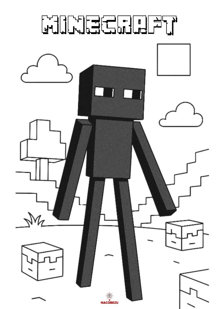kolorowanki Minecraft