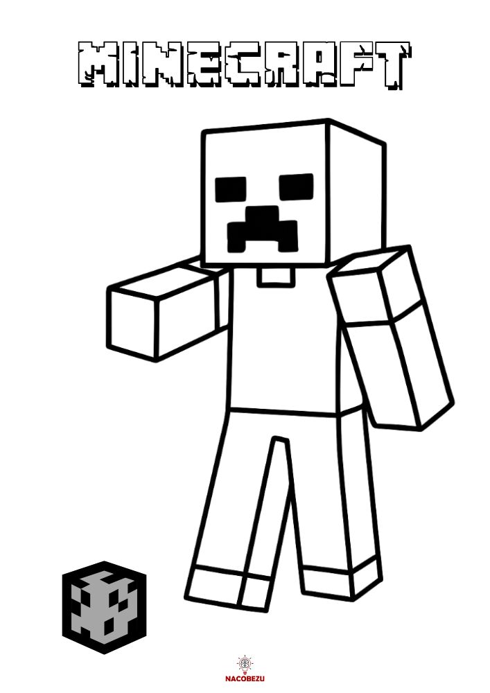 kolorowanki Minecraft