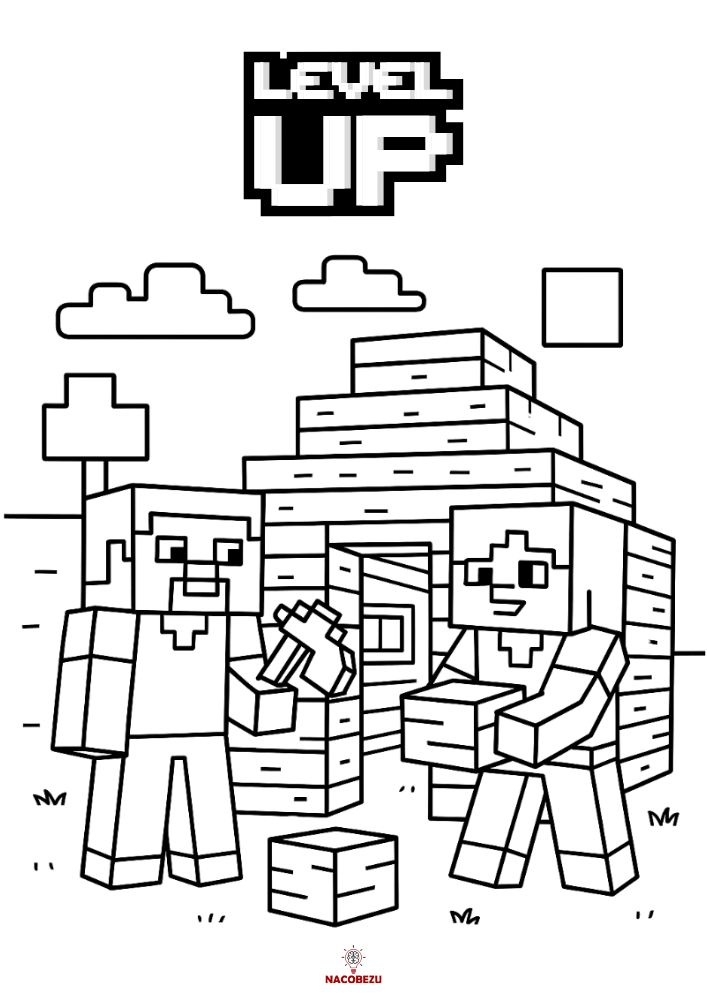 kolorowanki Minecraft