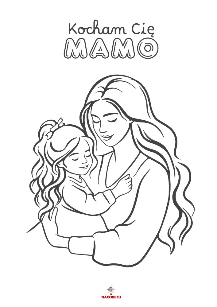 kolorowanki na dzień mamy