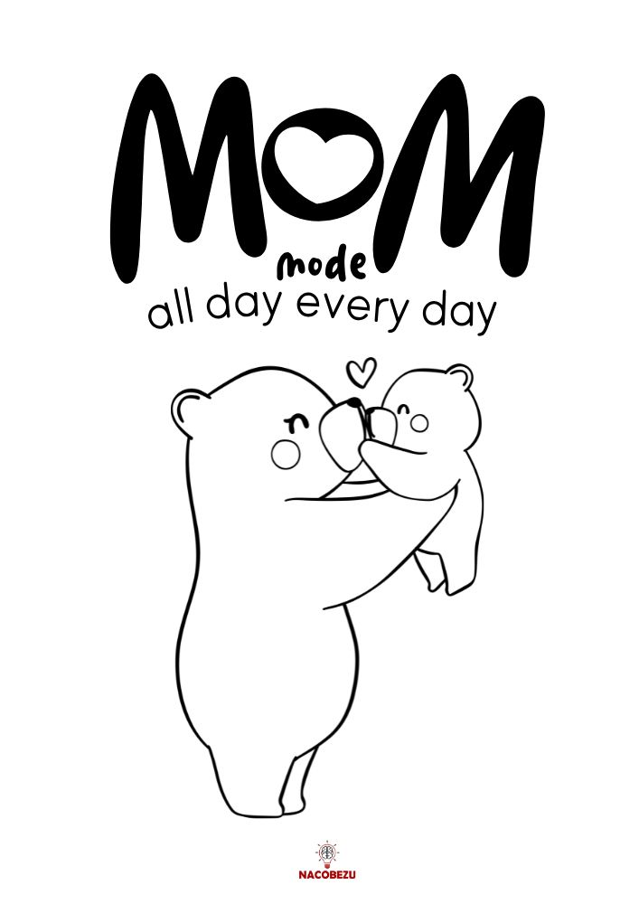 kolorowanki na dzień mamy