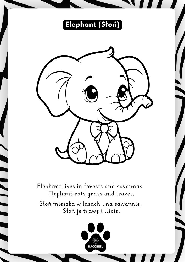 Wild animals worksheets for kids