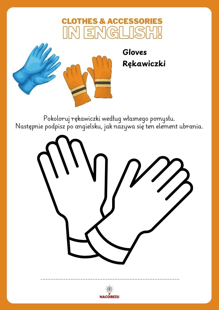 clothes worksheets for kids
