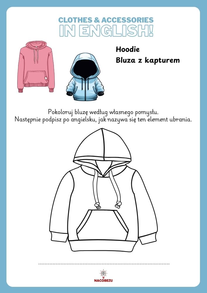 clothes worksheets for kids