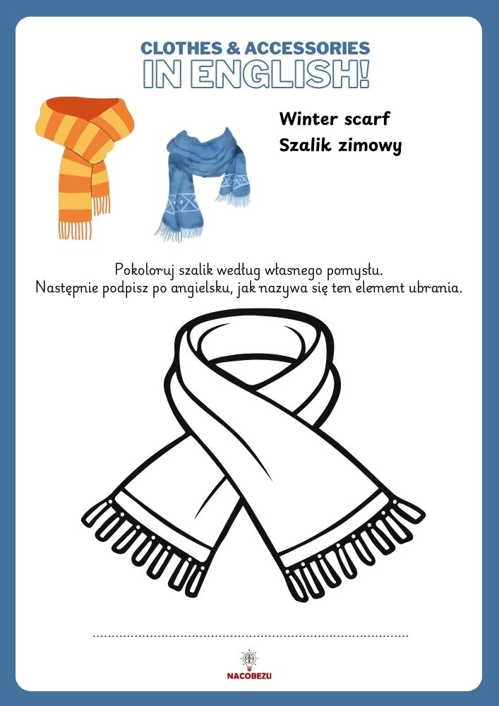 clothes worksheets for kids