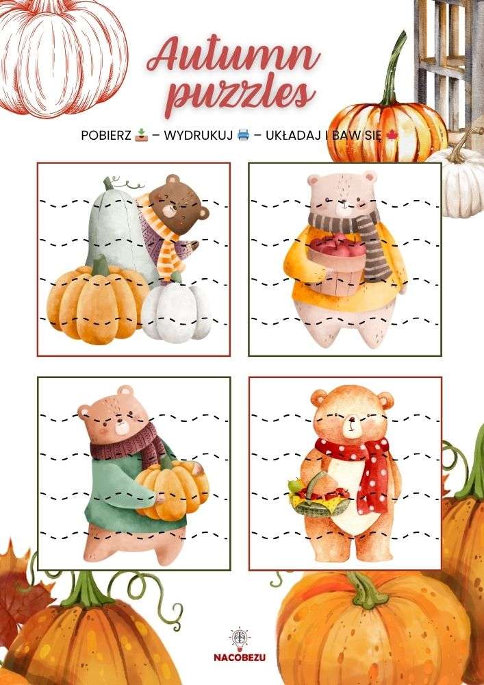 autumn puzzles for kids