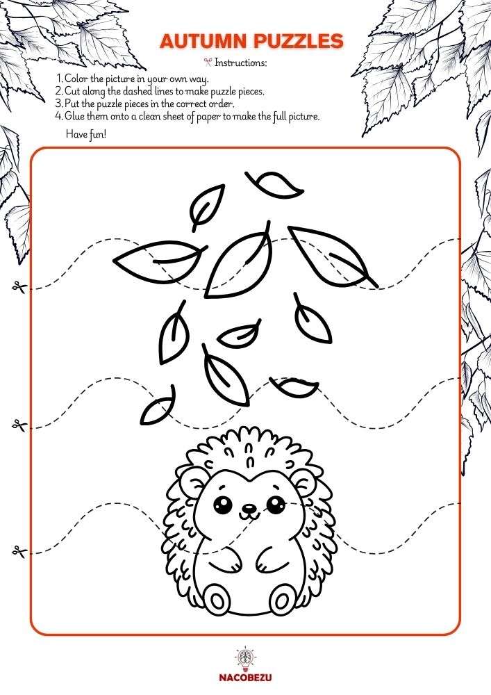 autumn puzzles for kids
