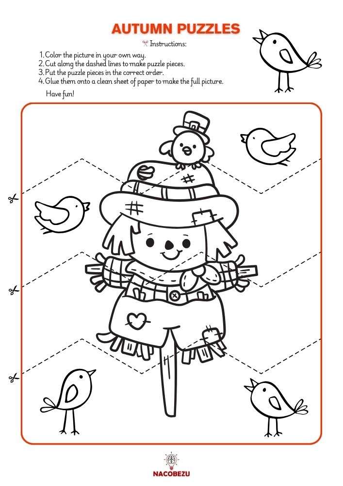 autumn puzzles for kids