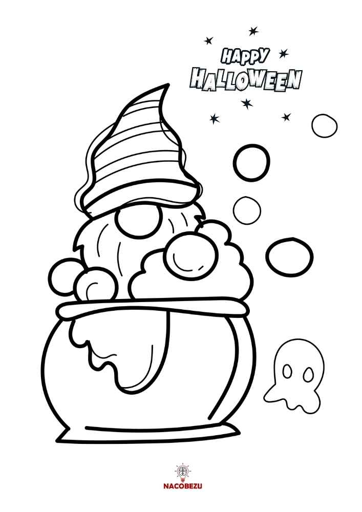 kolorowanki Halloween dla dzieci