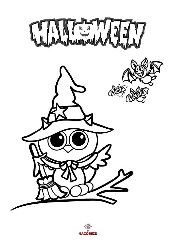 kolorowanki Halloween dla dzieci