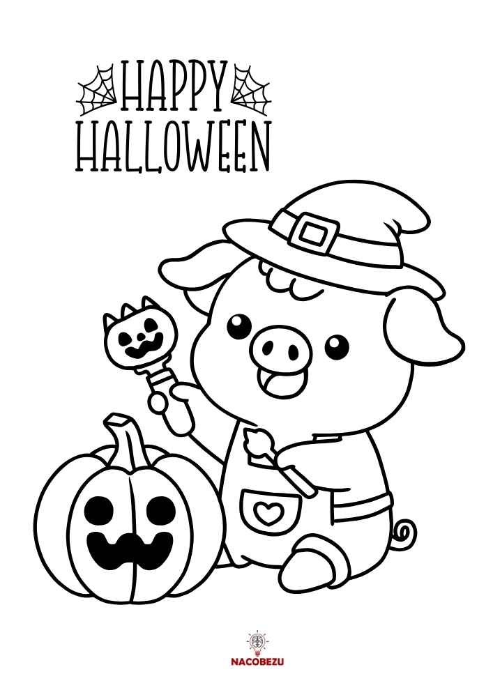 kolorowanki Halloween dla dzieci