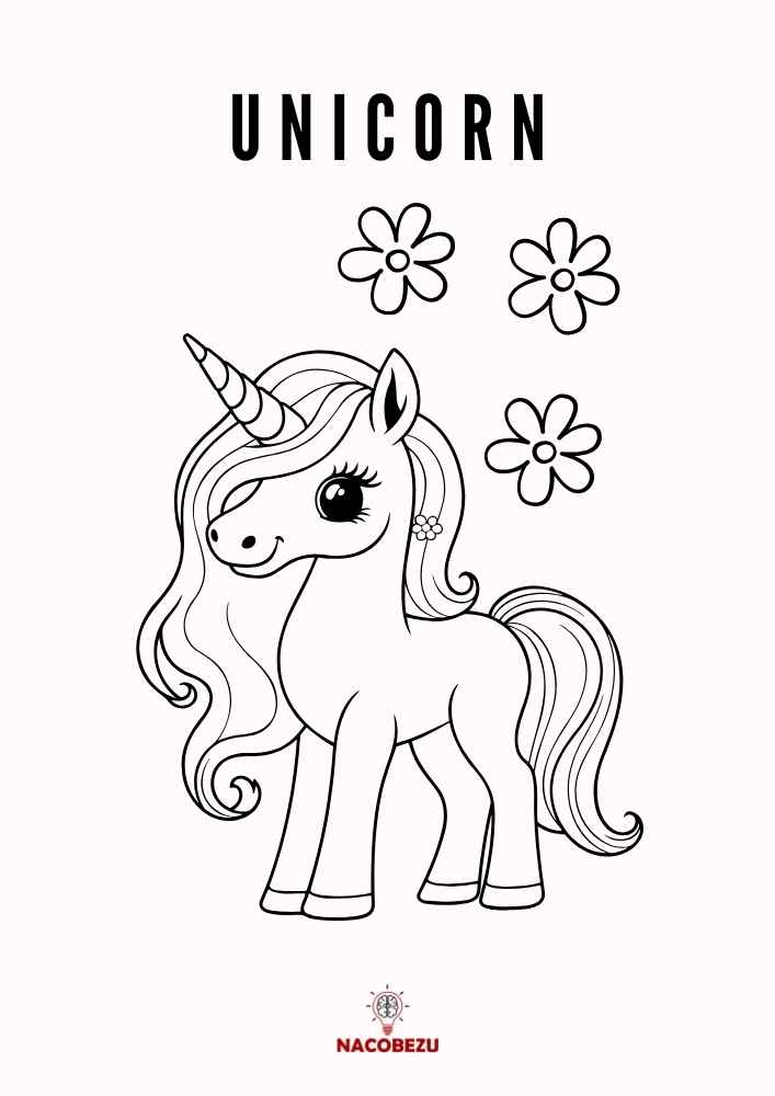 kolorowanki unicorn