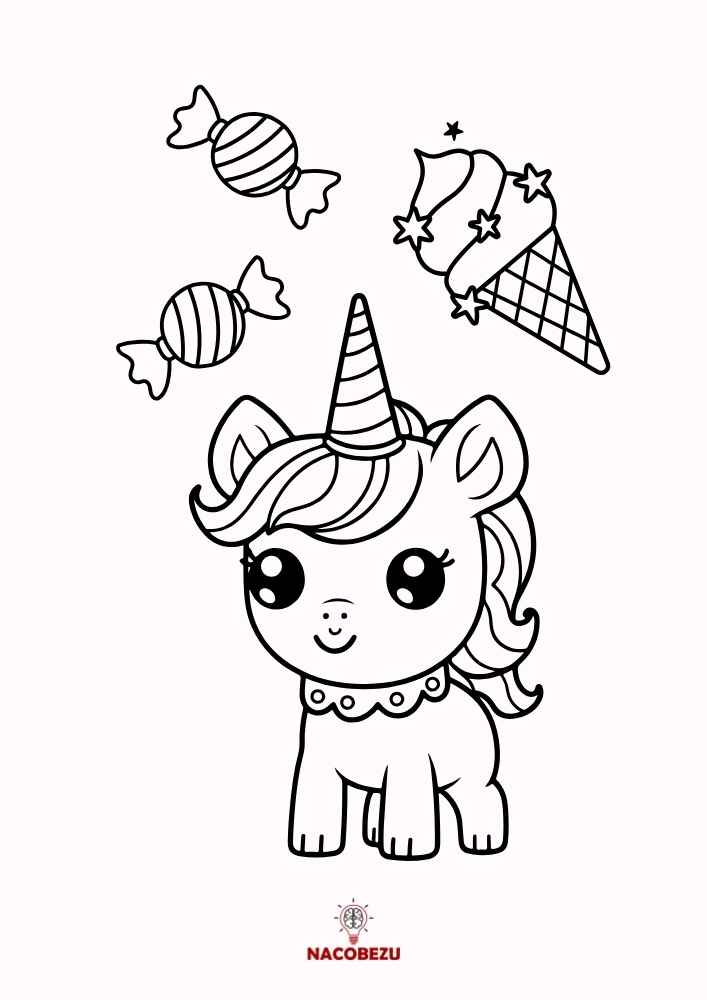 kolorowanki unicorn