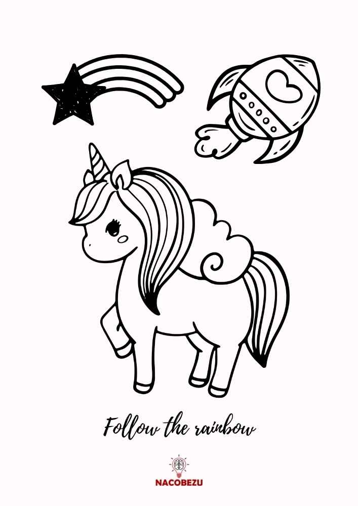 kolorowanki unicorn