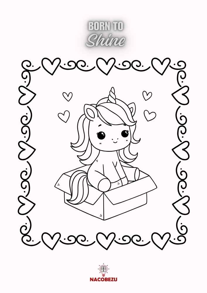 kolorowanki unicorn