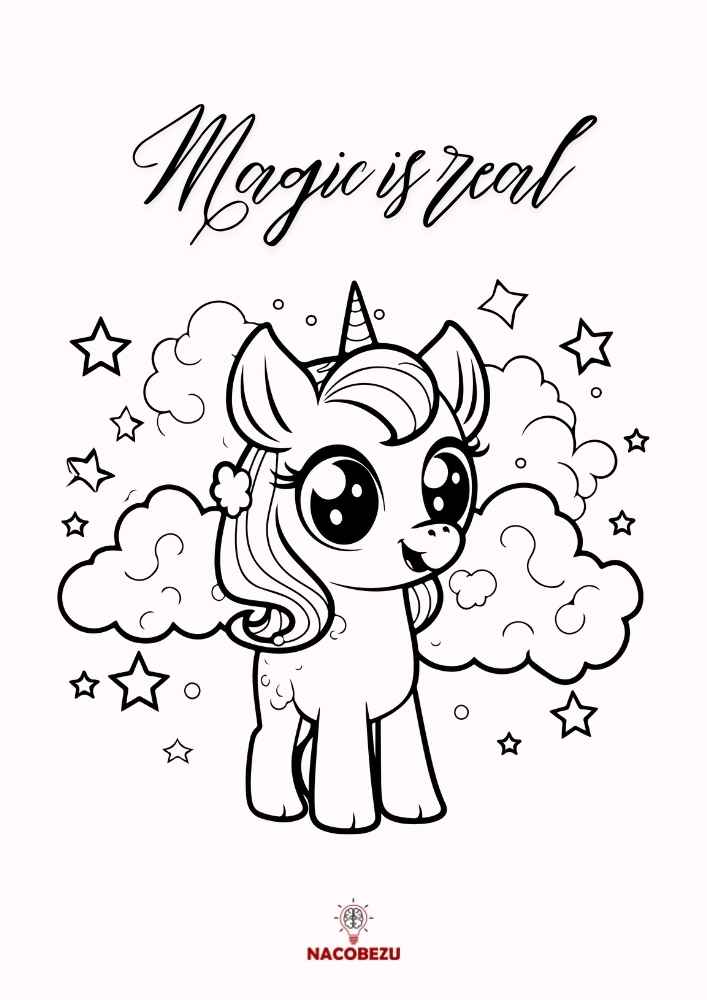 kolorowanki unicorn