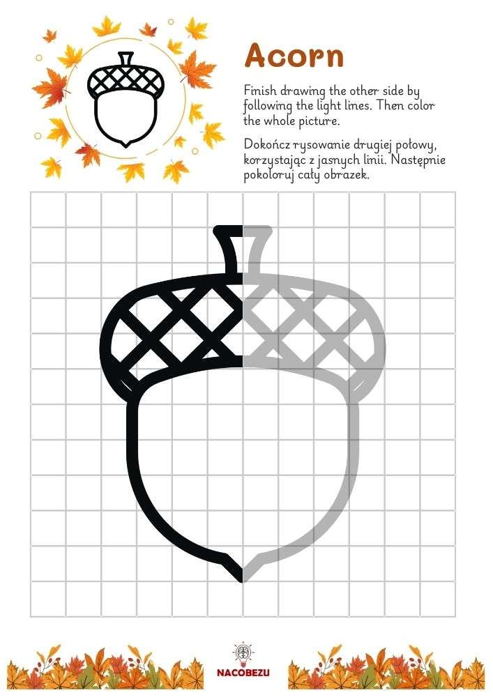 finish the drawing worksheets for kids